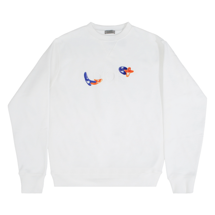 Dior Jojo's Patch And Embroidery Crewneck 'White'