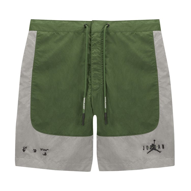 Air Jordan x Off-White MJ Baggy Short "Forest Green/Phantom/Black"