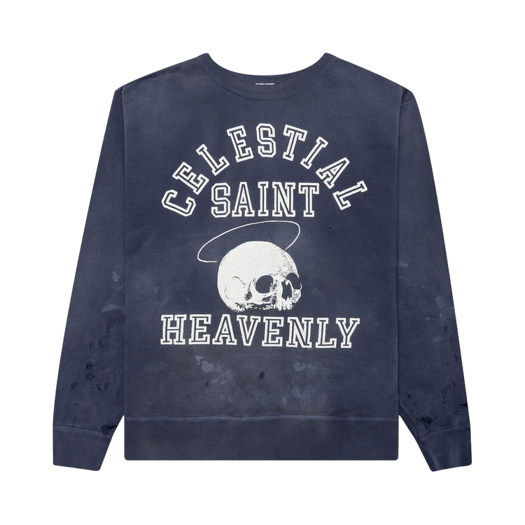 SAINT Mxxxxxx Celestial Heavenly Sweatshirt "Navy"