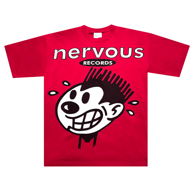 Vintage Nervous Records NYC Tee "Oxblood"