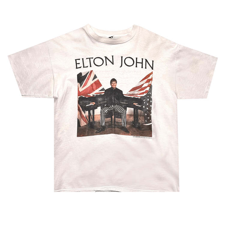 Vintage Elton John World Tour Tee "White"