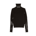 Valentino Stretched Viscose Top "Black"