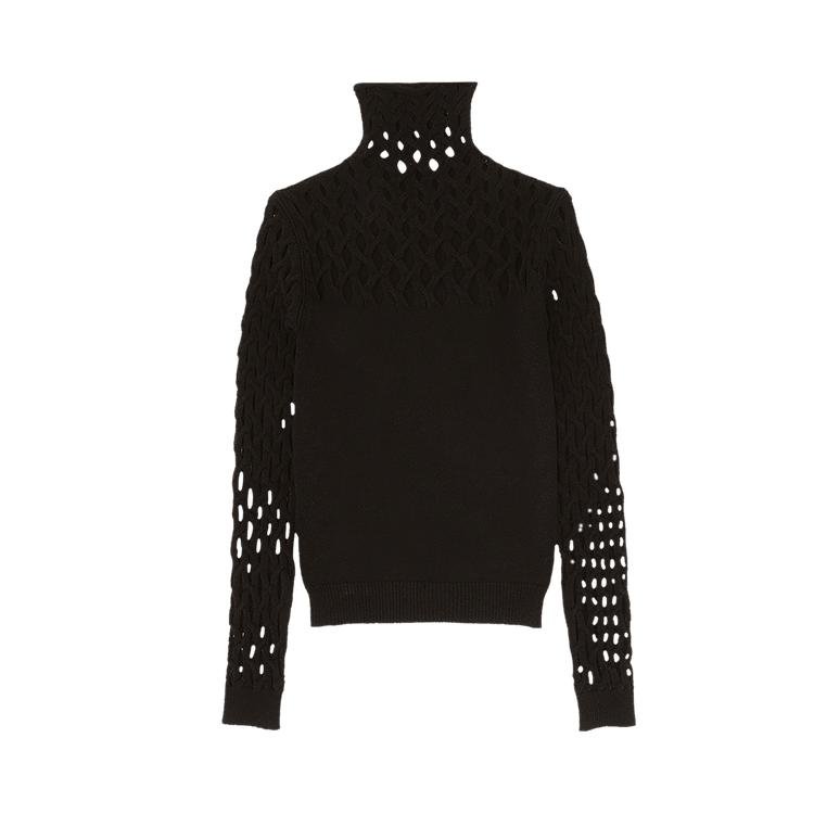 Valentino Stretched Viscose Top "Black"