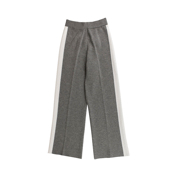 Dior Knit Side Stripe Track Pants "Grey"