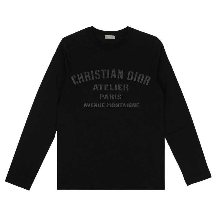 Dior Atelier Long-Sleeve T-Shirt "Black"