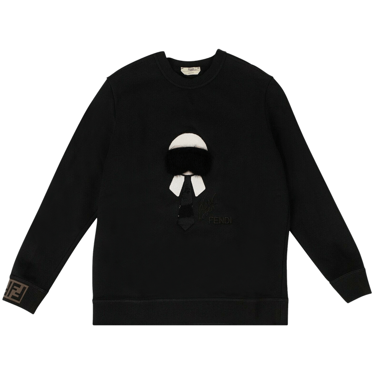 Fendi x Karl Lagerfield Karl Monster Sweatshirt "Black"