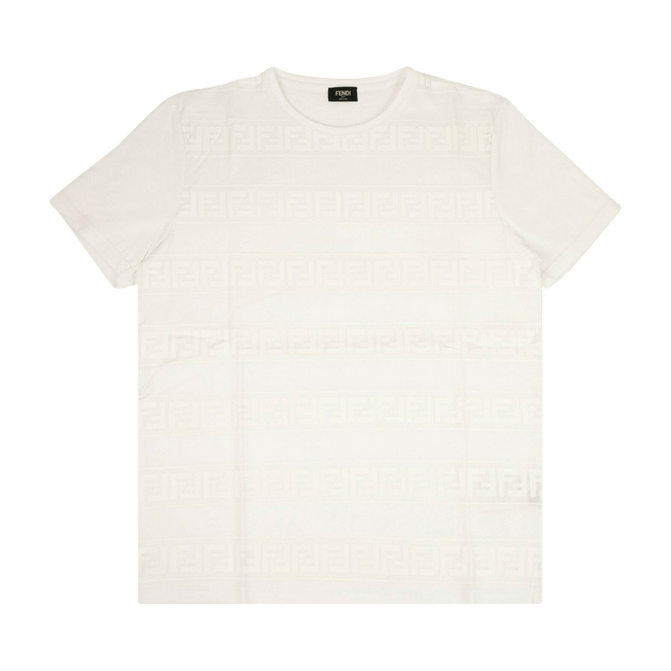 Fendi FF Print Short-Sleeve T-shirt "White"