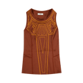 Fendi Graphic Logo Tank Top "Orange"