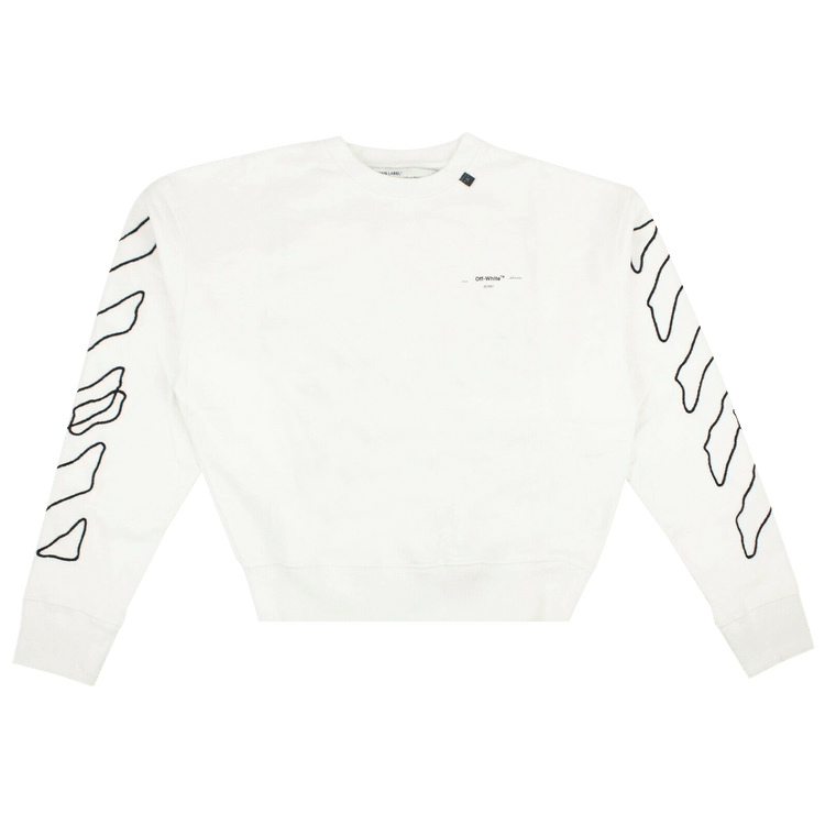 Off-White Abstract Logo Sweatshirt "White"