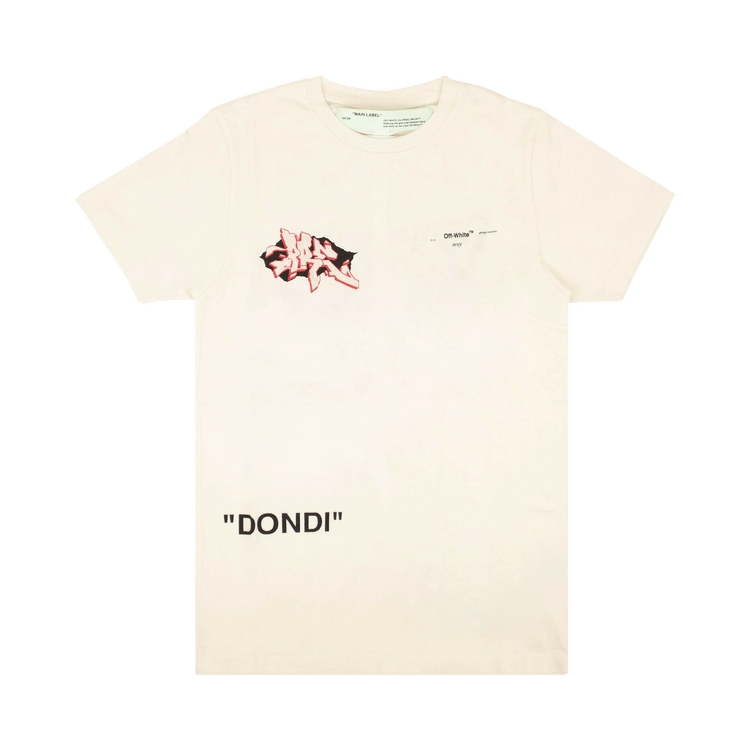 Off-White Graffiti Logo Print T-Shirt "White"