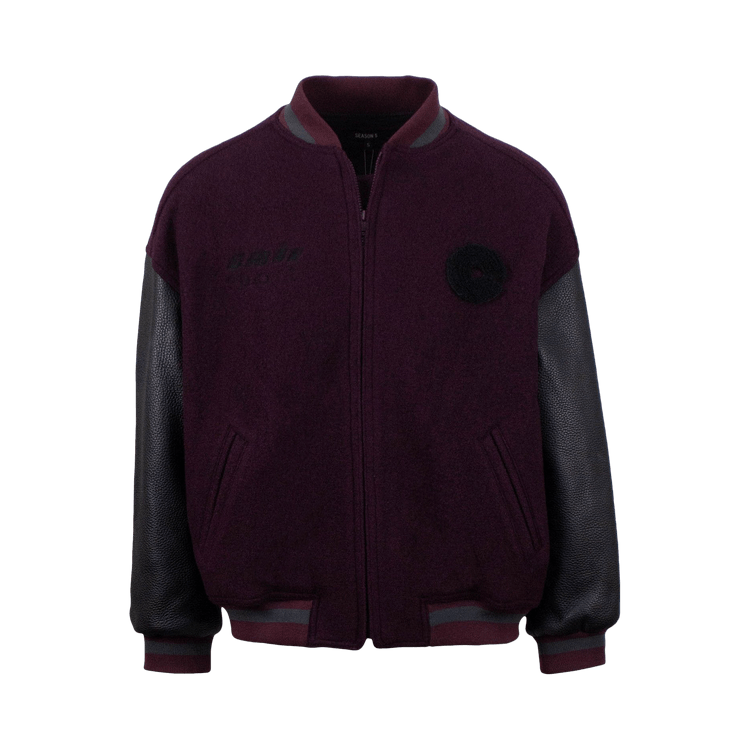Yeezy Season 5 Classic Bomber Jacket "Oxblood Ink"