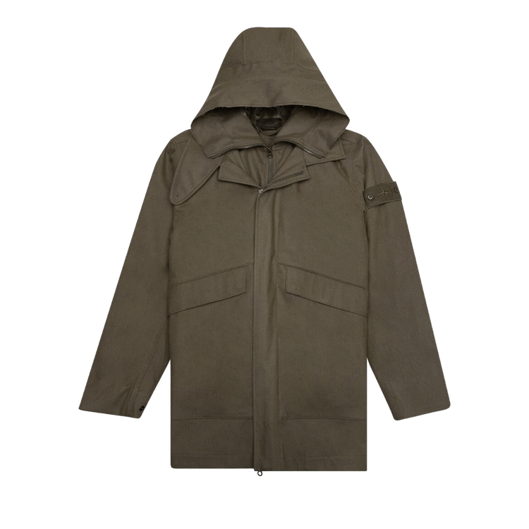 Stone Island Real Down Jacket "Military Green"