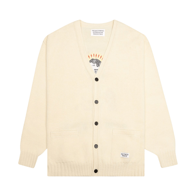 Wacko Maria Classic Cardigan Type-2 "Cream"