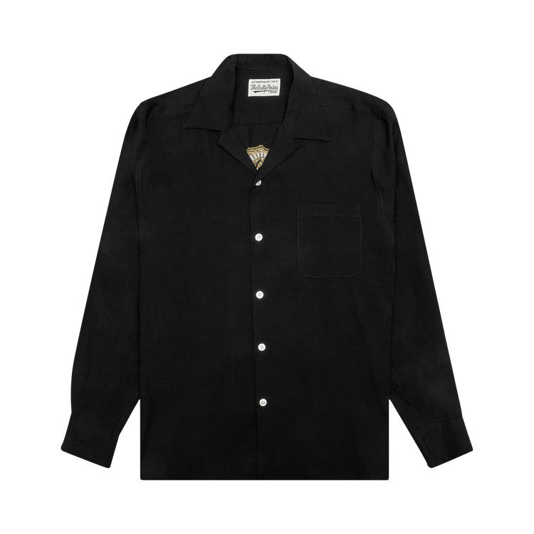 Wacko Maria Long-Sleeve 50's Shirt Type-2 'Black'