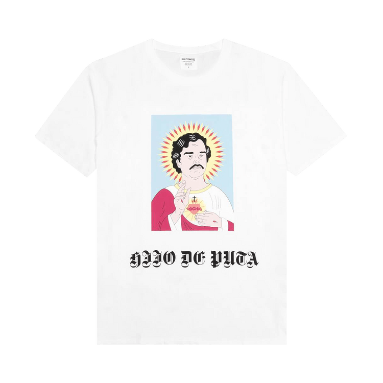 Wacko Maria Washed Heavyweight Crewneck Color Tee Type-3 "White"
