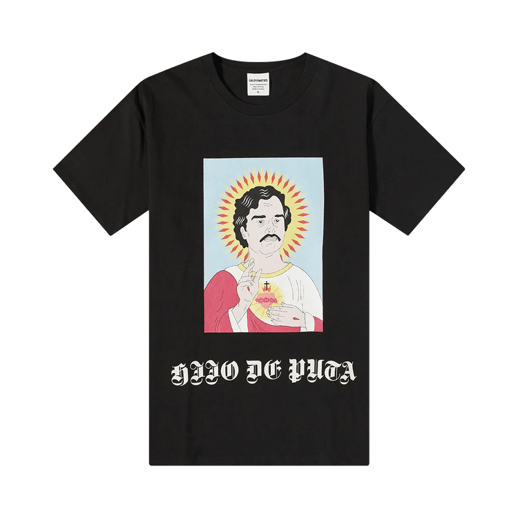Wacko Maria Washed Heavyweight Crewneck Color Tee Type-3 "Black"