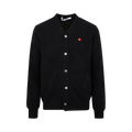 Comme des Garçons PLAY Small Heart Cardigan "Black"