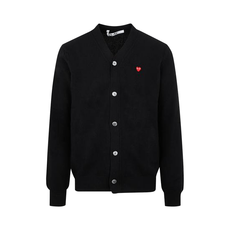 Comme des Garçons PLAY Small Heart Cardigan "Black"