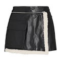 Helmut Lang Leather Skort "Black"