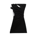 Helmut Lang Scala Dress "Basalt Black"