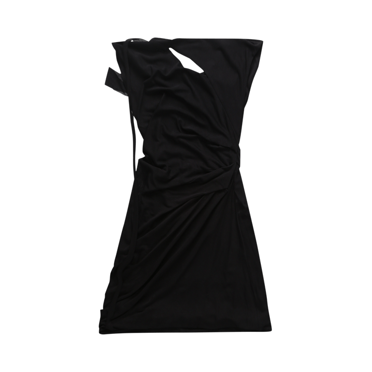 Helmut Lang Scala Dress "Basalt Black"