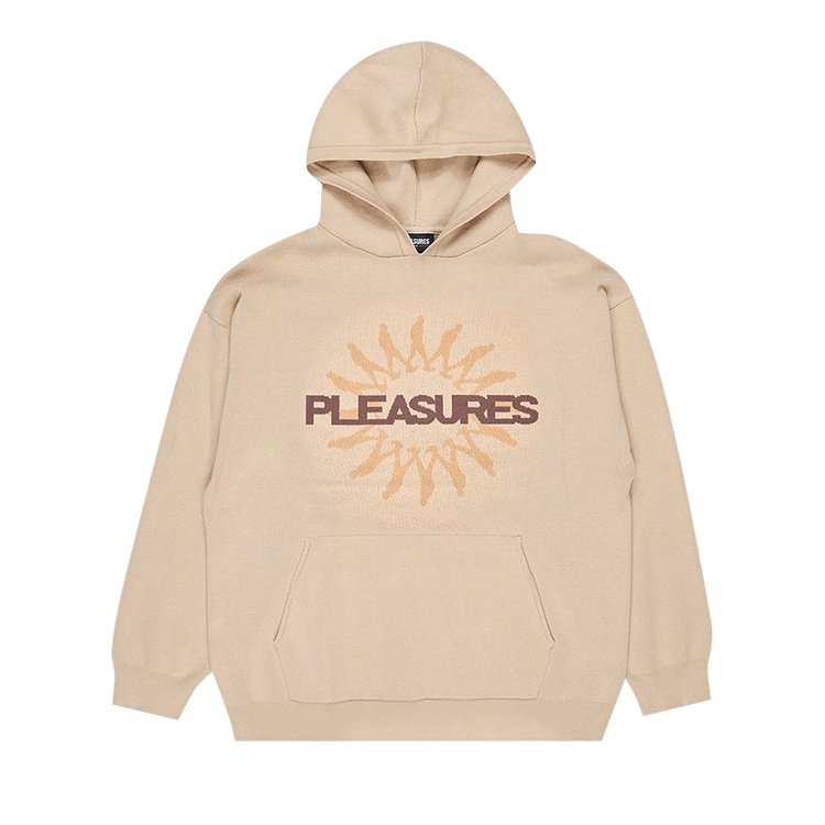 Pleasures Passion Knit Sweater Hoodie "Tan"