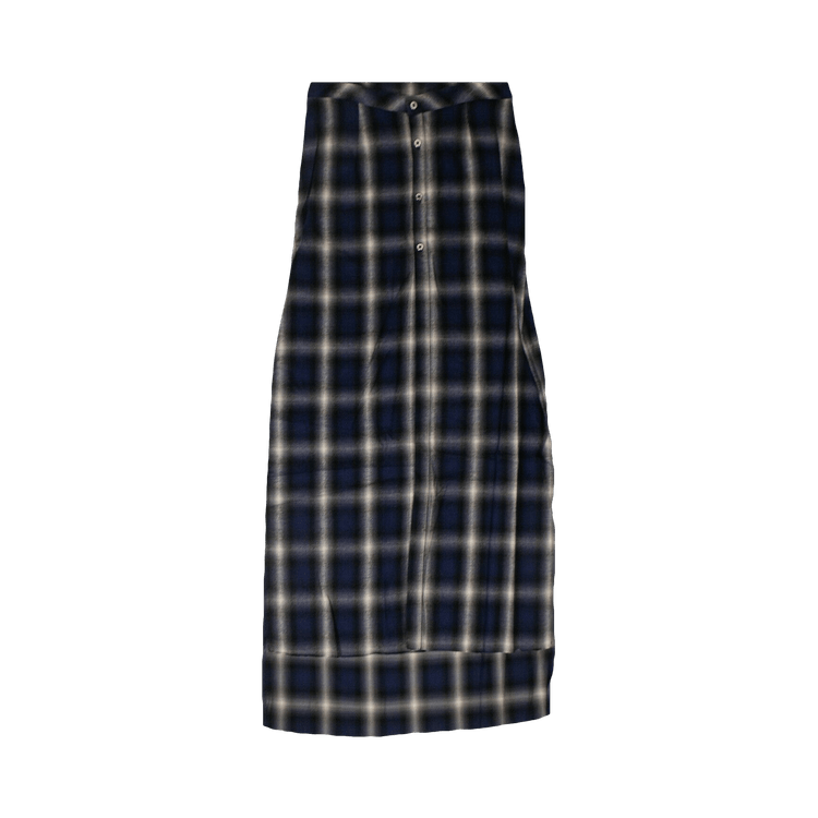 Amiri Flannel Star Skirt "Black"