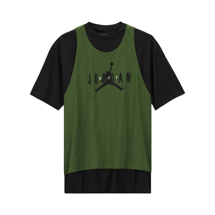 Air Jordan x Off-White Short-Sleeve Top "Forest Green"