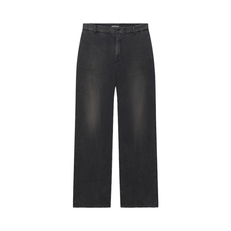 Balenciaga Slim Worn Out Pants "Black"