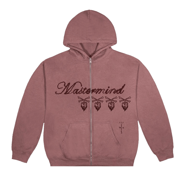Cactus Jack by Travis Scott For Mastermind Skull Zip Up "Mauve"