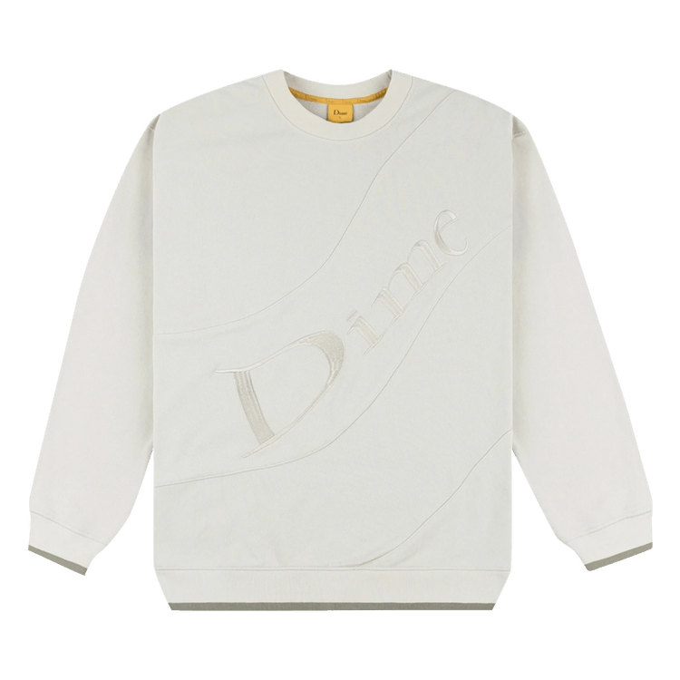 Dime Wave Terry Crewneck "Cream"