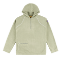 Dime Polar Fleece Half Zip Hoodie "Light Army"