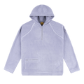 Dime Polar Fleece Half Zip Hoodie "Lavender"