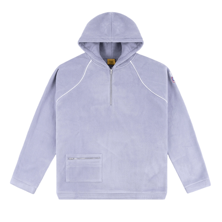 Dime Polar Fleece Half Zip Hoodie "Lavender"