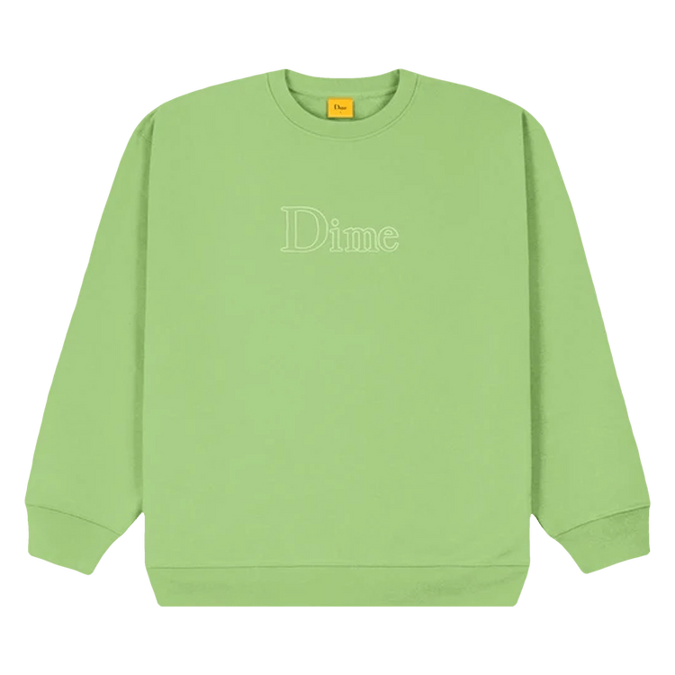 Dime Classic Outline Crewneck "Tea"