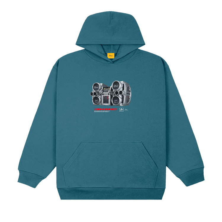 Dime Trackmaster 9000 Hoodie "Real Teal"