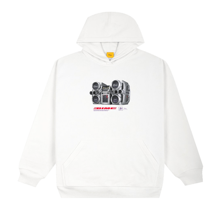 Dime Trackmaster 9000 Hoodie "White"