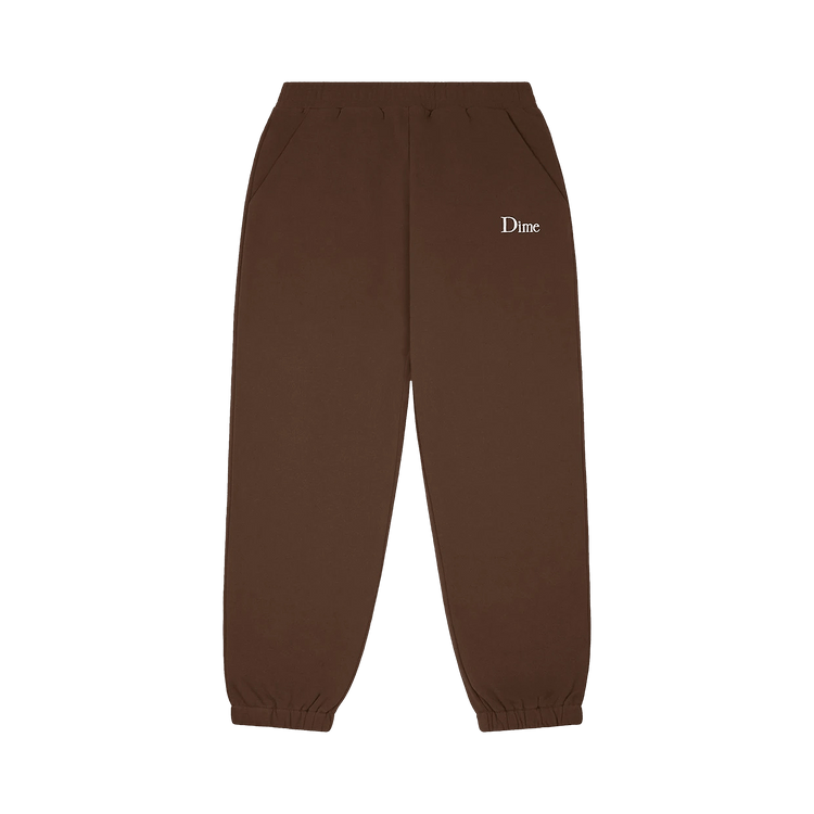 Dime Classic Small Logo Sweatpants "Stray Brown"