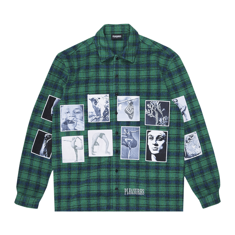 Pleasures Vodka Flannel "Green"