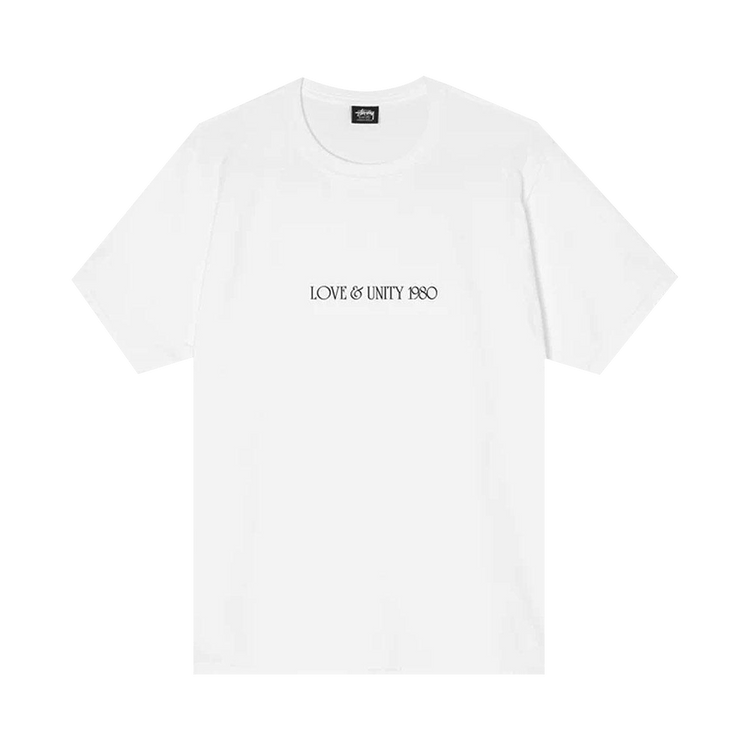 Stussy Love & Unity Tee "White"