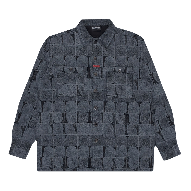 Pleasures Trace Denim Work Shirt "Black"