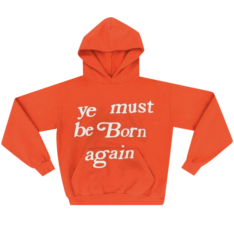 Cactus Plant Flea Market Born Again Hooded Sweatshirt With Pocket "Orange"