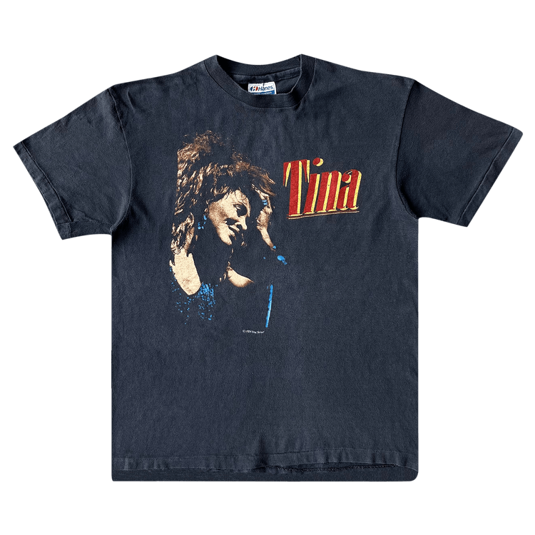 Vintage Tina Turner Private Dancer Tour Tee "Black"
