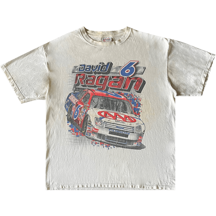 Vintage David Ragan Racing Tee "White"