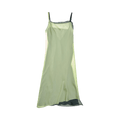 Helmut Lang Stretch Satin Slip Dress "Electric Yellow"
