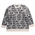 Helmut Lang Logo Crew "Ivory"