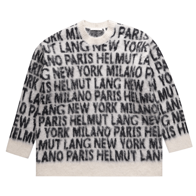 Helmut Lang Logo Crew "Ivory"
