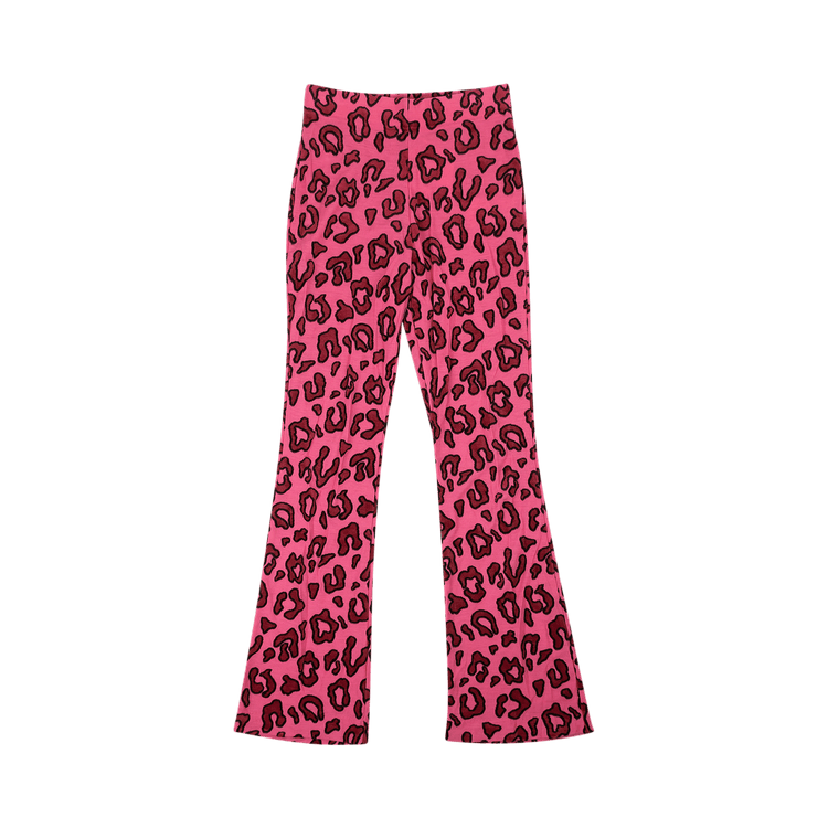 Ambush Leopard Jersey Pants "Pink"