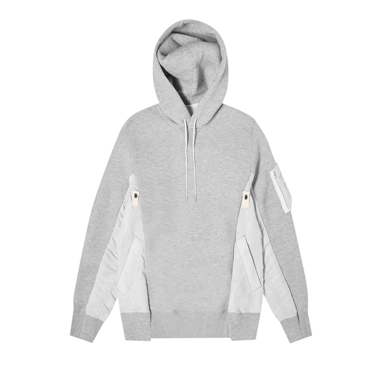 Sacai Sponge Sweat x Ma-1 "Grey"