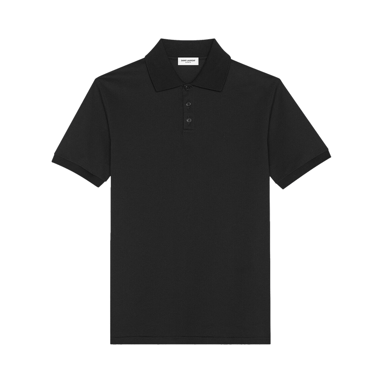 Saint Laurent Logo Polo "Black"
